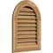 Ekena Millwork Round Top Gable Vent Functional, Western Red Cedar Gable Vent w/1" x 4" Flat Trim Frame, 34"W x 32"H GVWRT34X3201RFUWR - alternate 2